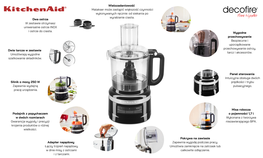 Malakser 1,7 l Onyx Balck KitchenAid 