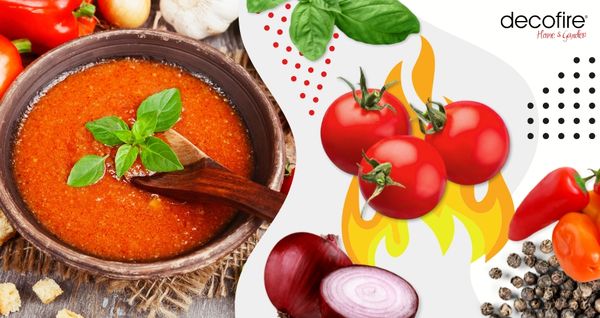 Gazpacho z grillowanych warzyw