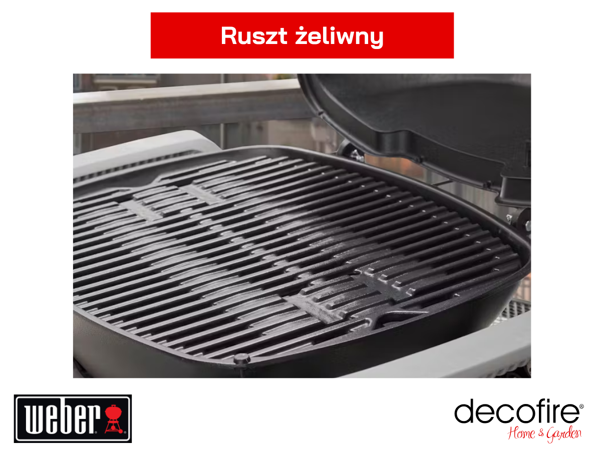 Ruszt żeliwny pokryty emalią porcelanową