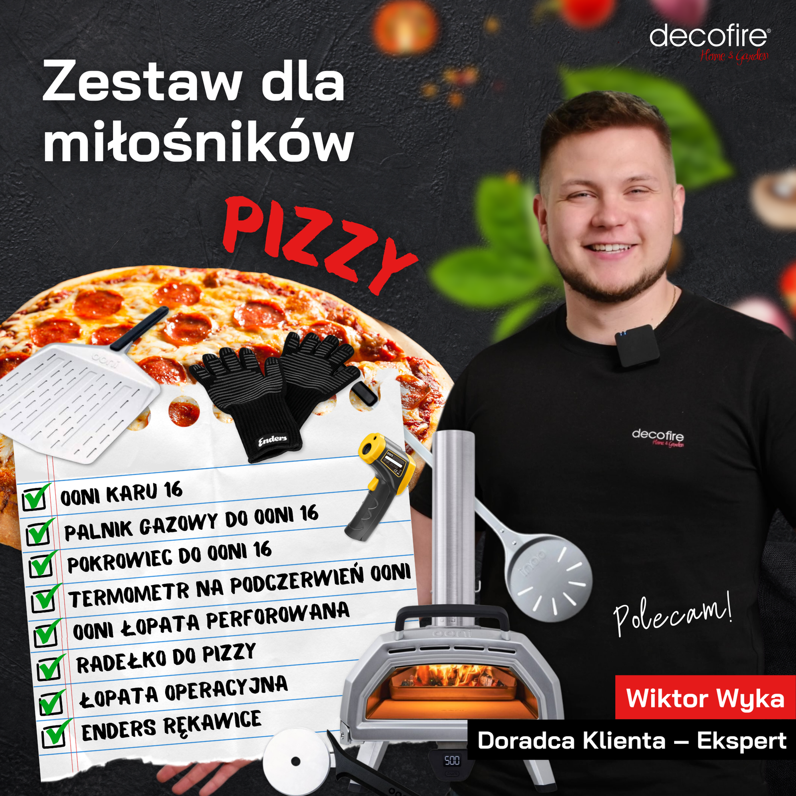 Zestaw do pizzy od Wiktora
