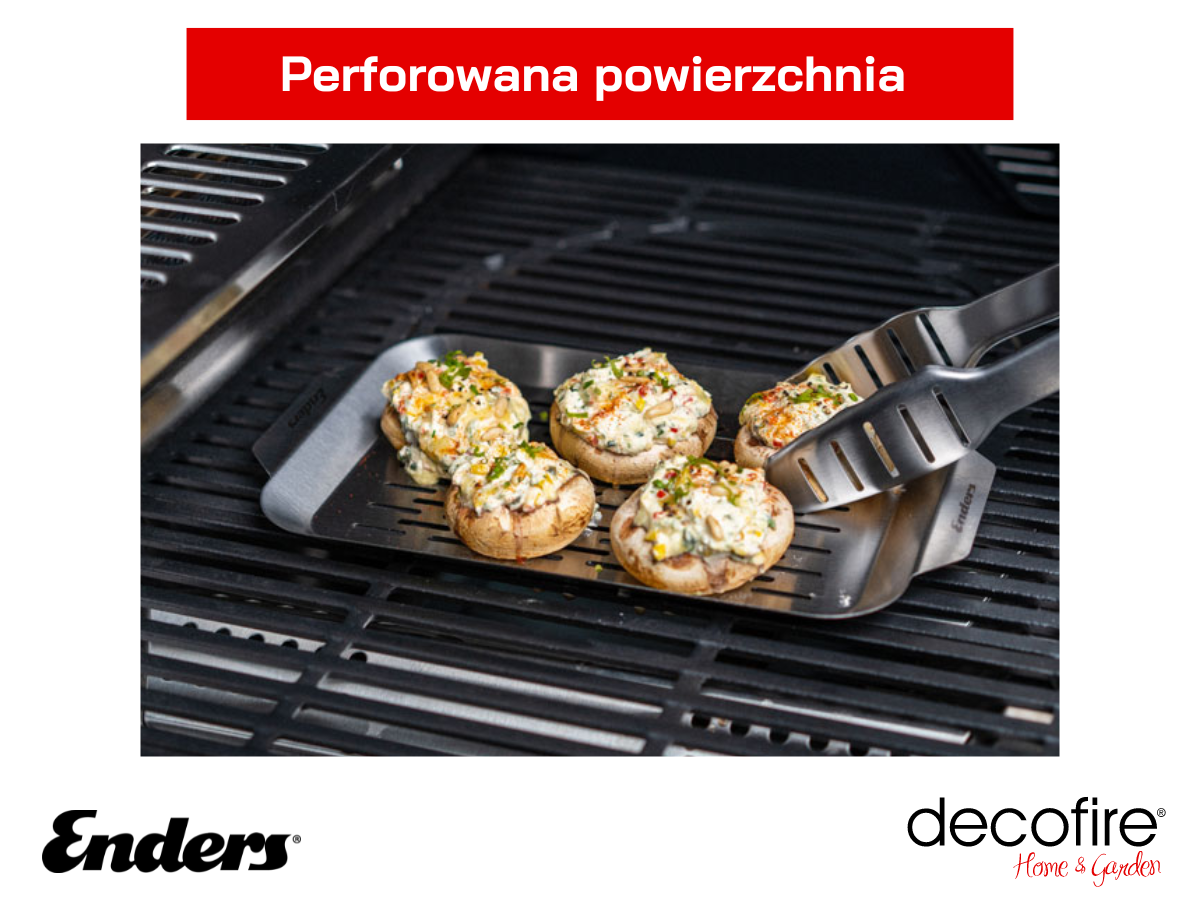 Perforowana powierzchnia – grillowanie bez przywierania