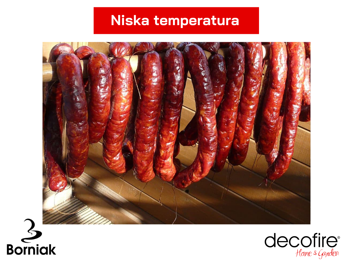 Niska temperatura podczas wędzenia
