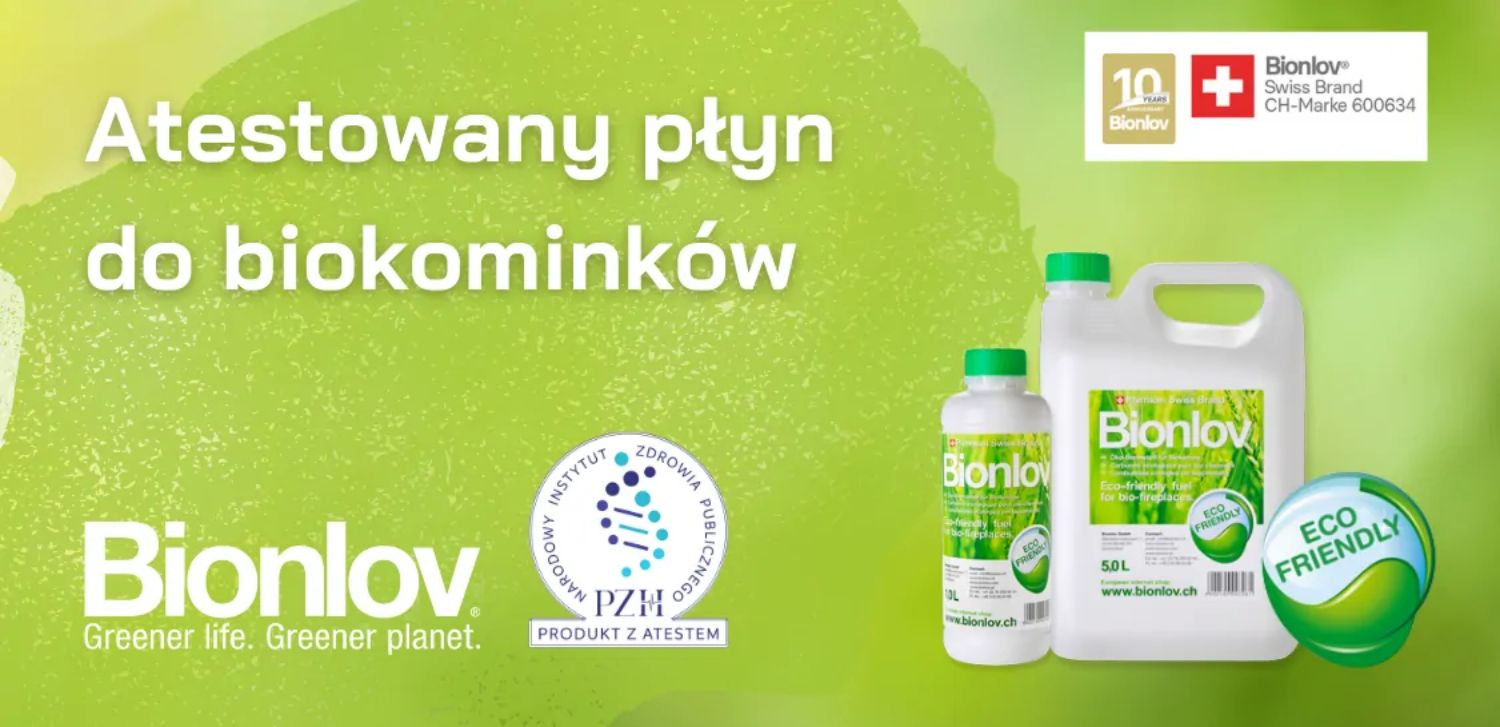 Bionlov - atestowany płyn do biokominków