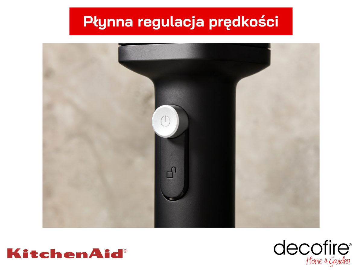 Płynna regulacja prędkości i ergonomiczny przełącznik