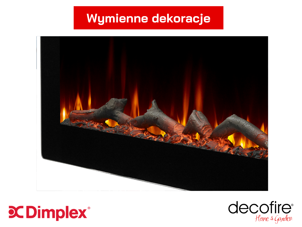 Wymienne dekoracje w kominku Dimplex Sierra 48