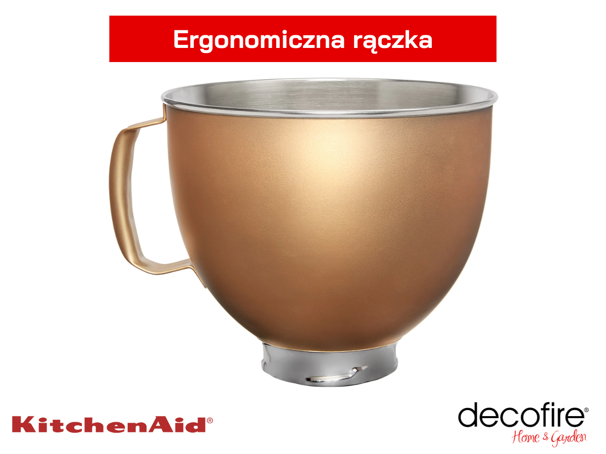 Ergonomiczny uchwyt misy INOX Artisan 5 KitchenAid