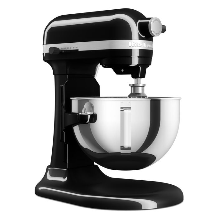Mikser stojący 5,2 l z podnoszoną dzieżą KitchenAid Heavy Duty, Onyx Black (5KSM55SXXEOB) 