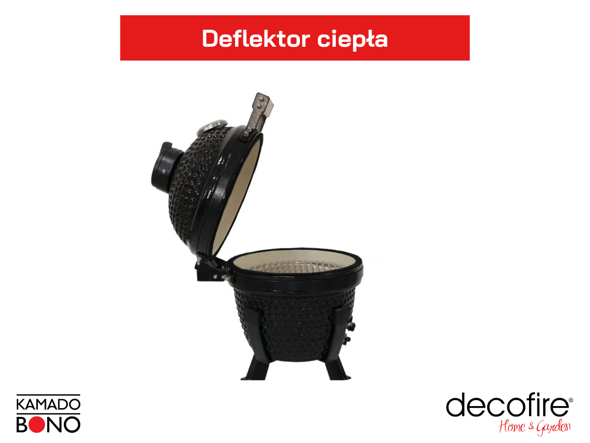 Deflektor ciepła ze stali nierdzewnej w grillu