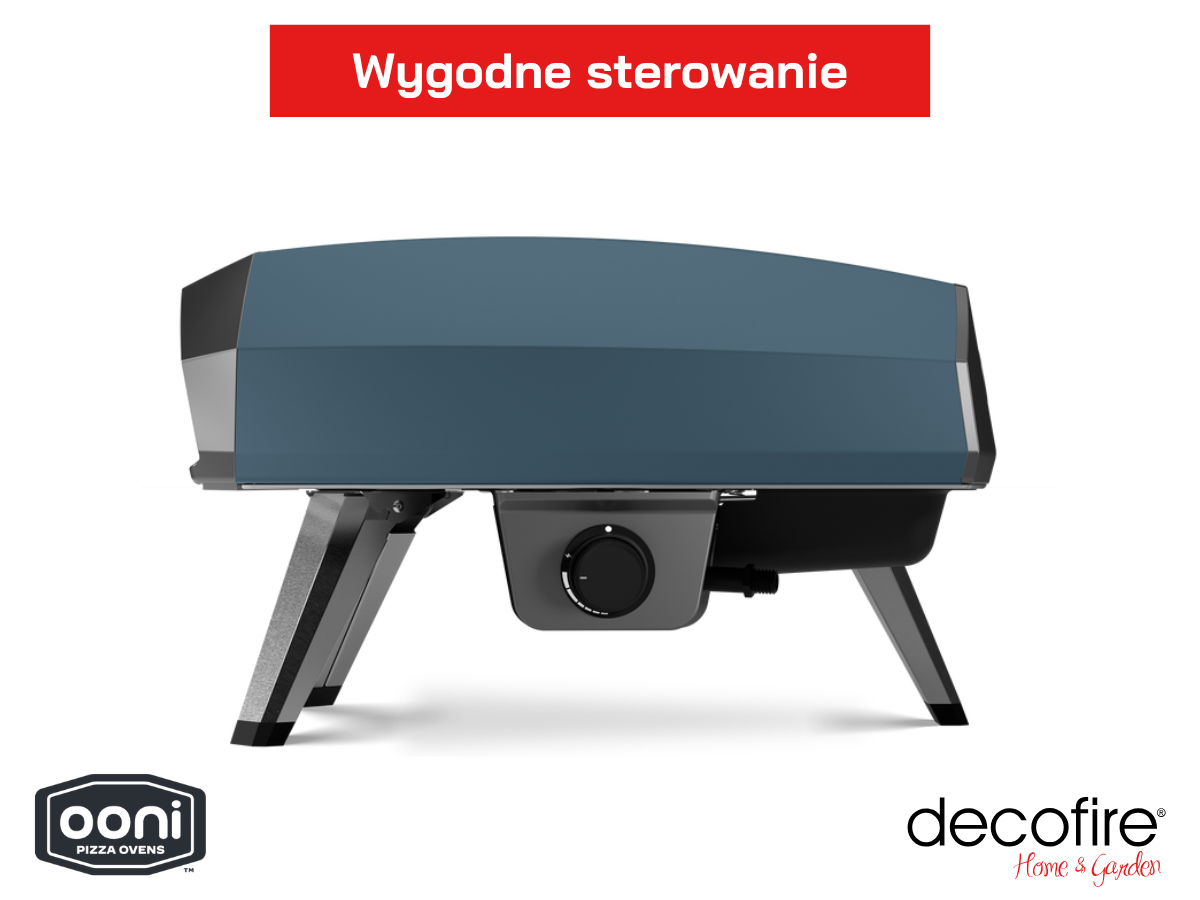 Ooni Koda 2 Slate Blue gazowy piec do pizzy – intuicyjna obsługa