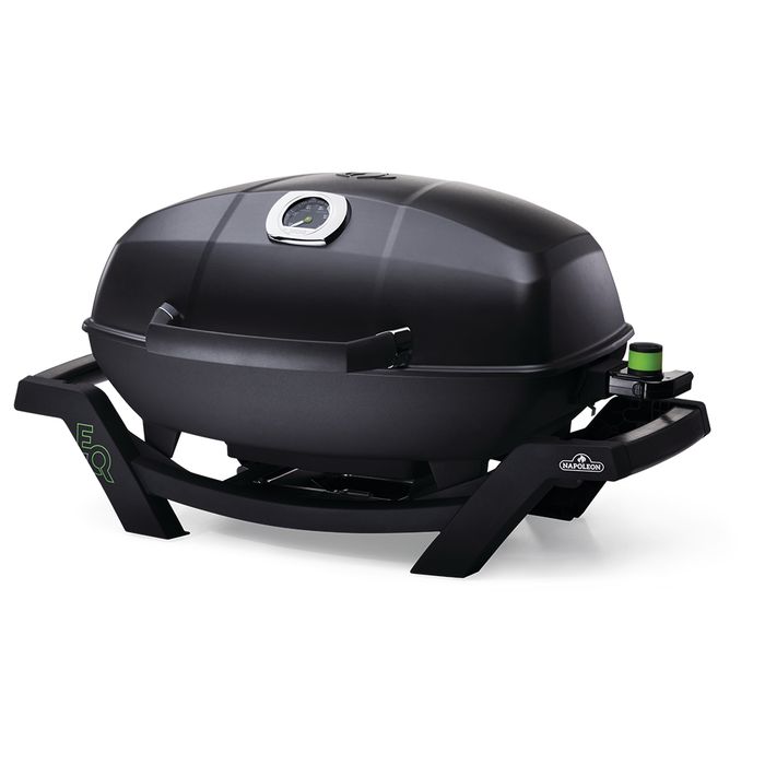 Grill przenośny elektryczny Napoleon TravelQ PRO285E-BK-CE GRATIS dwustronna płyta + stojak podgrzewający + pokrowiec