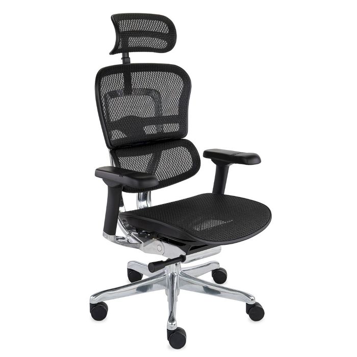 Fotel biurowy Grospol Ergohuman 2 Elite ST BS Black