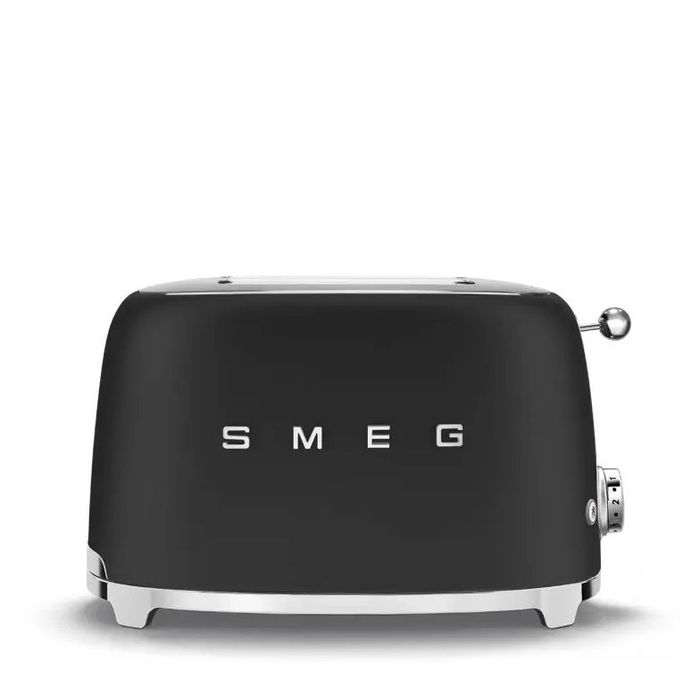 OUTLET - Toster na 2 kromki Smeg Czarny mat (TSF01BLMEU)