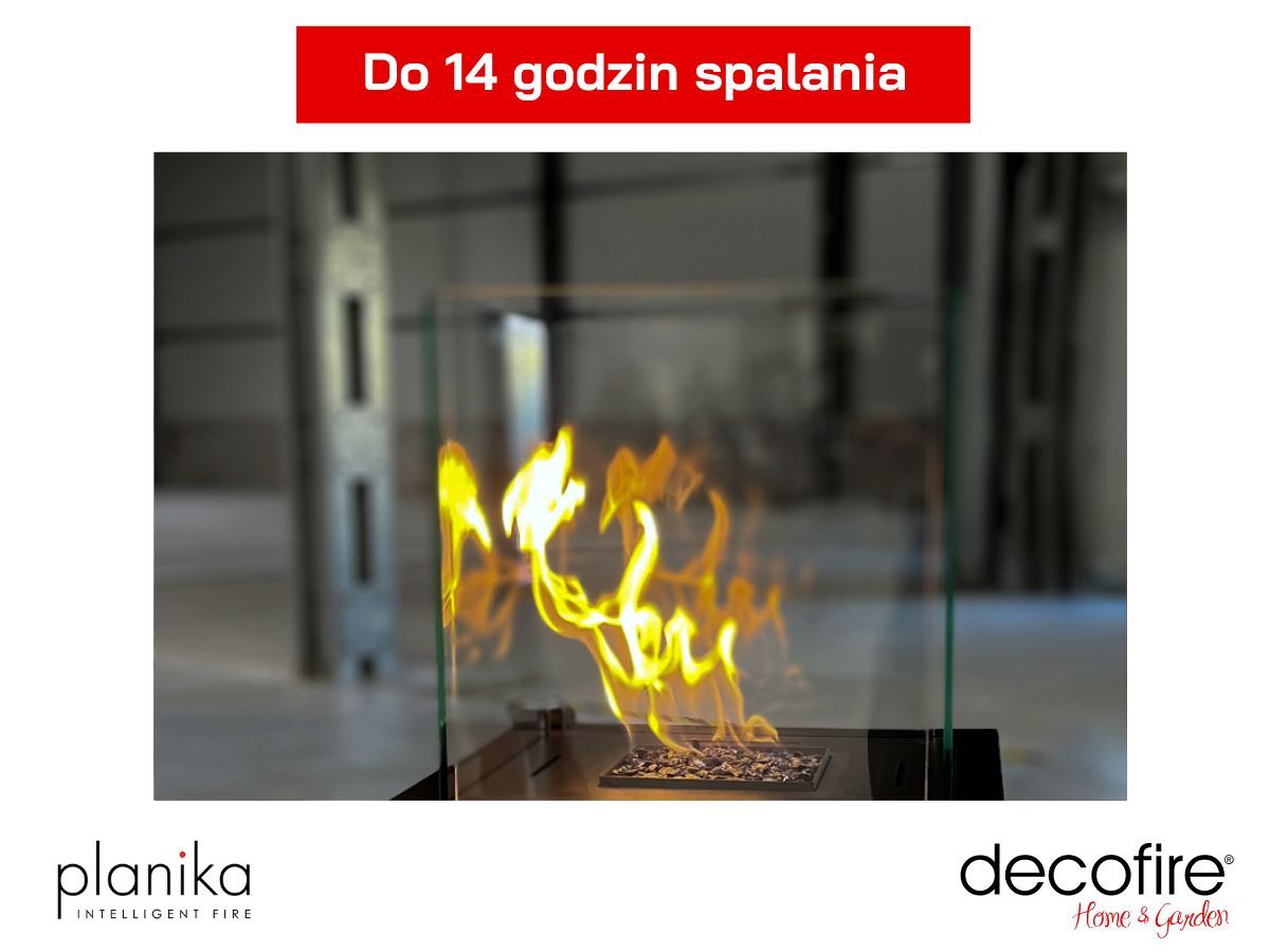 Biokominek Porto Kreta Planika - do 14 godzin spalania