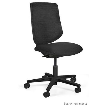 UNIQUE Fotel biurowy Lapis czarny stelaż (KW21-B)