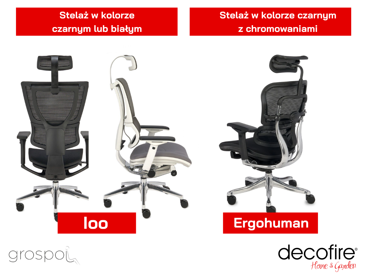 Stelaż: różne kolory