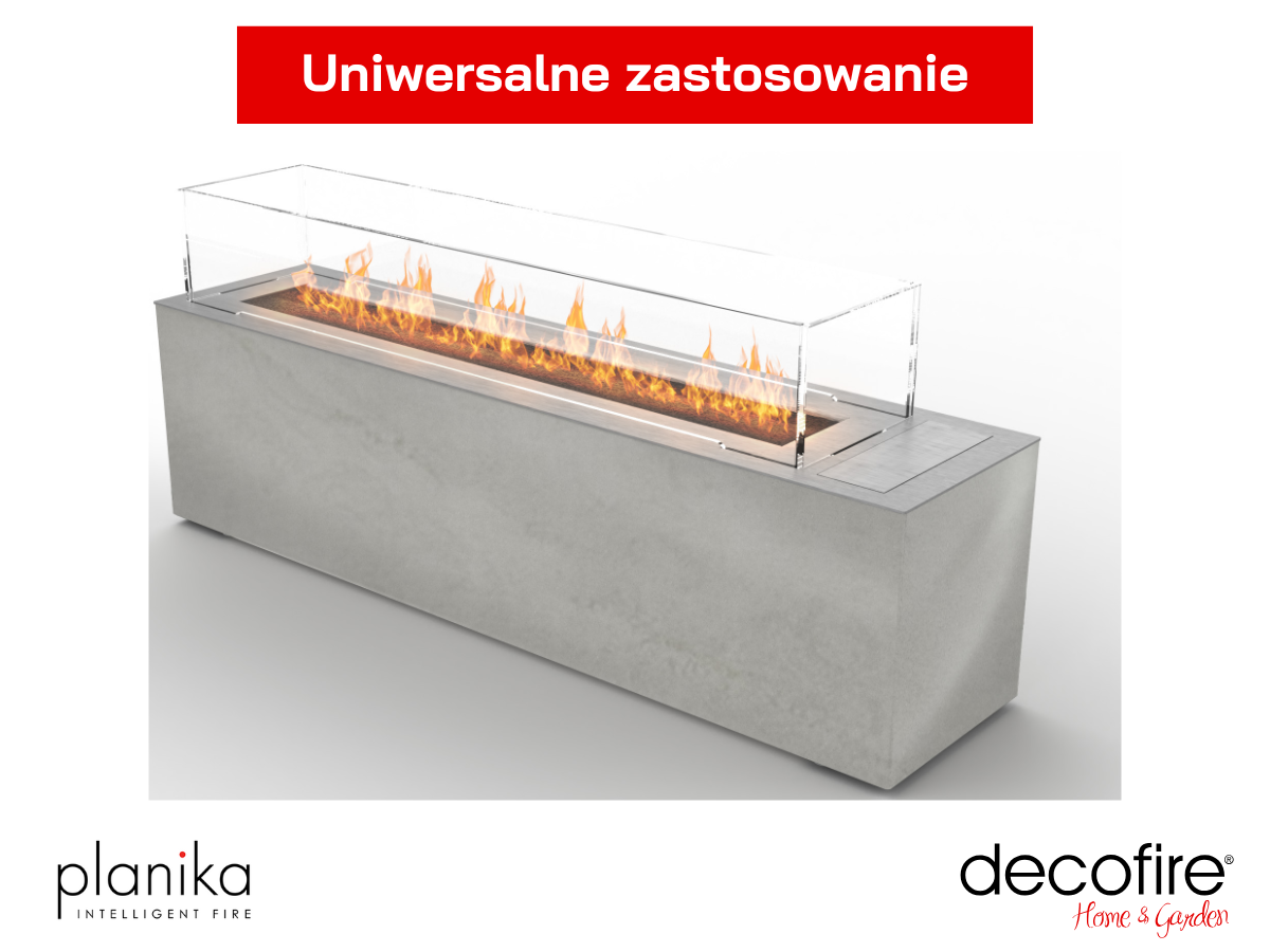 Uniwersalne zastosowanie biokominka Cabo Kreta