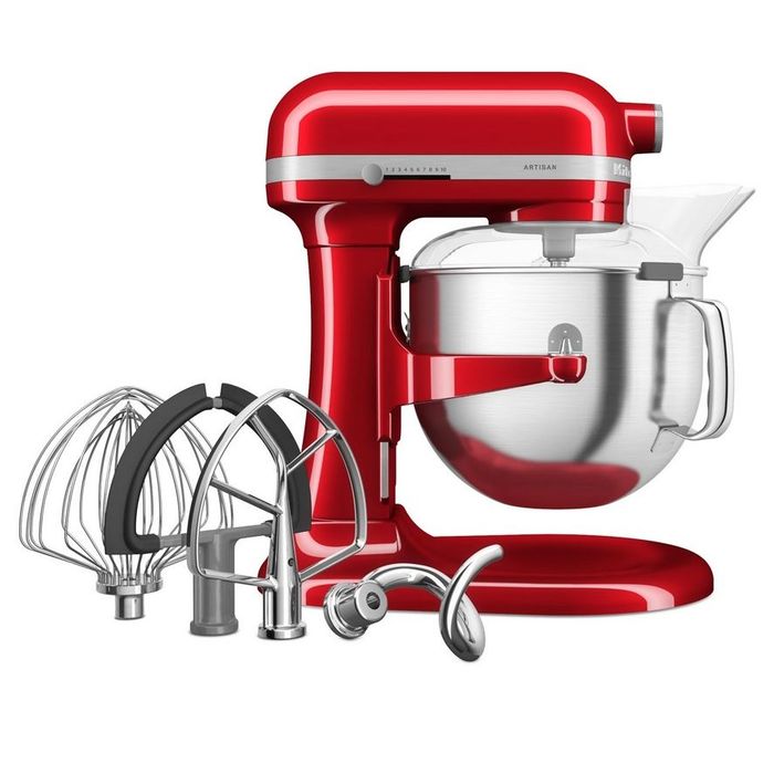 Mikser Artisan z podnoszoną dzieżą Candy Apple 6,6L KitchenAid (5KSM70SHXECA)