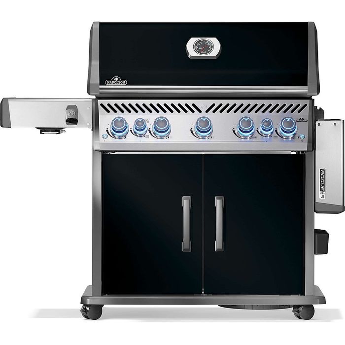 Grill gazowy Napoleon Rogue PRO-S 625 RSIB z palnikami bocznym i tylnym na podczerwień czarny (RPS625RSIBPK-2-PL)