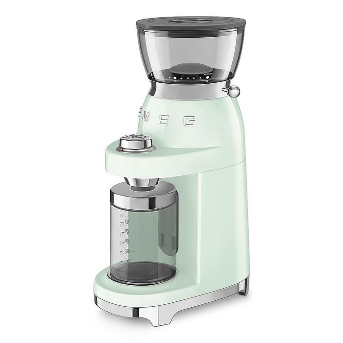 Elektryczny młynek do kawy Pastelowa zieleń Smeg (CGF03PGEU)