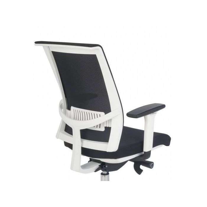 Fotel biurowy Grospol Level WS WHITE tkanina Synergy - 12 kolorów