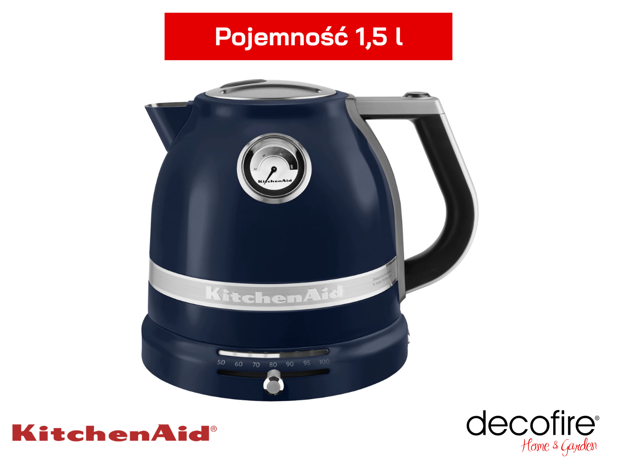 Pojemność 1,5 l czajnika Artisan Ink Blue KitchenAid 