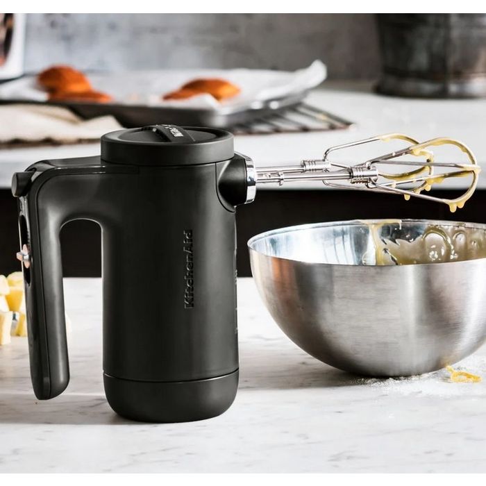 Mikser bezprzewodowy ręczny Matte Black KitchenAid (5KHMB732EBM)