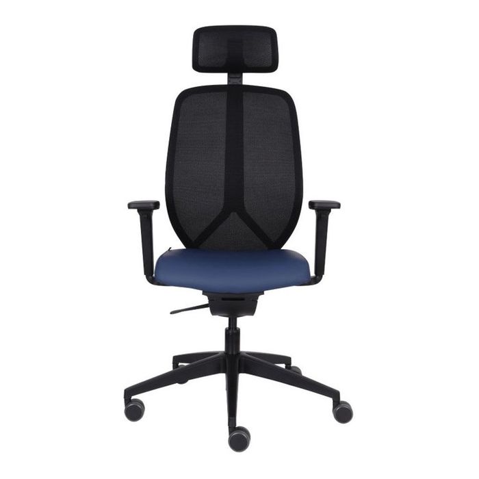 Grospol Ergonomiczny fotel biurowy 4U BS HD black tkanina Hygge - 8 kolorów