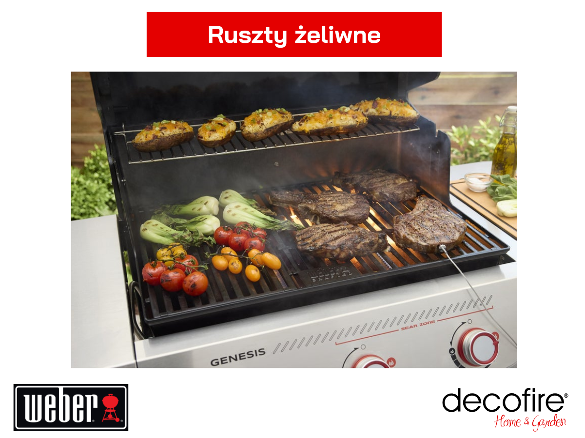 Duża powierzchnia grillowania