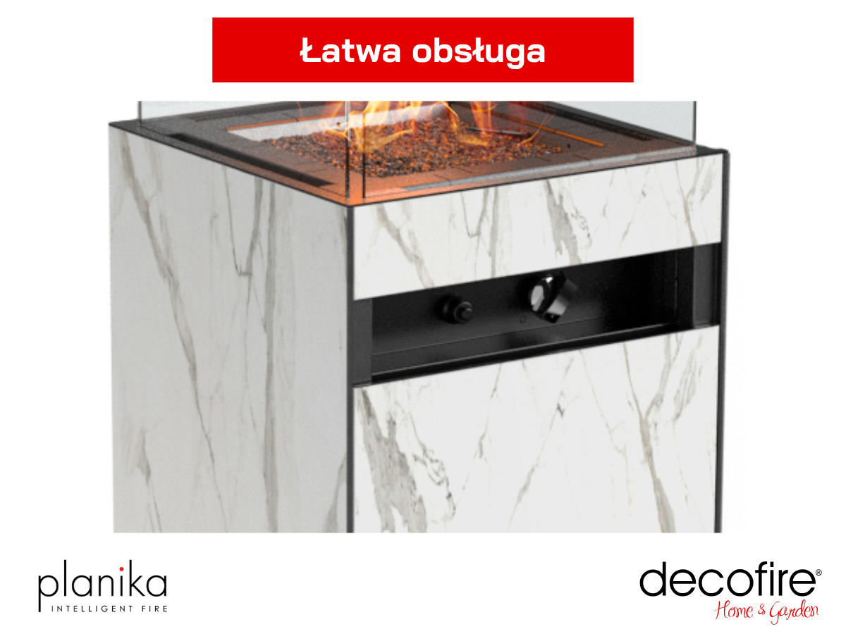 Sterowanie w kominku Planika Fika