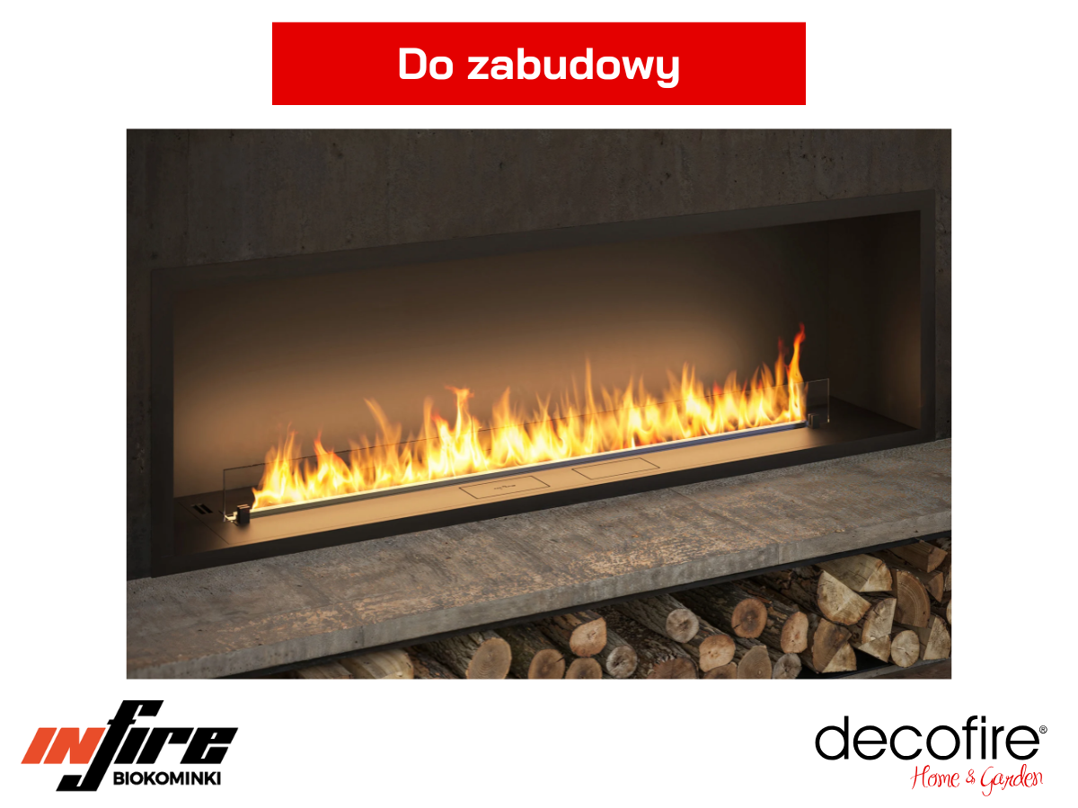 Biokominek do zabudowy Infire Etronic Inside 1800 do zabudowy