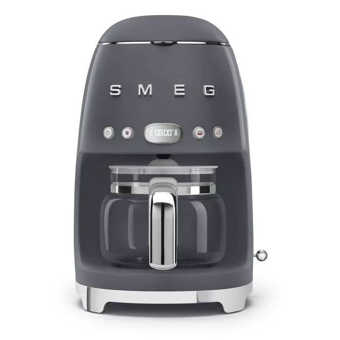 Ekspres przelewowy 50's style Niebieskoszary Smeg (DCF02GREU)