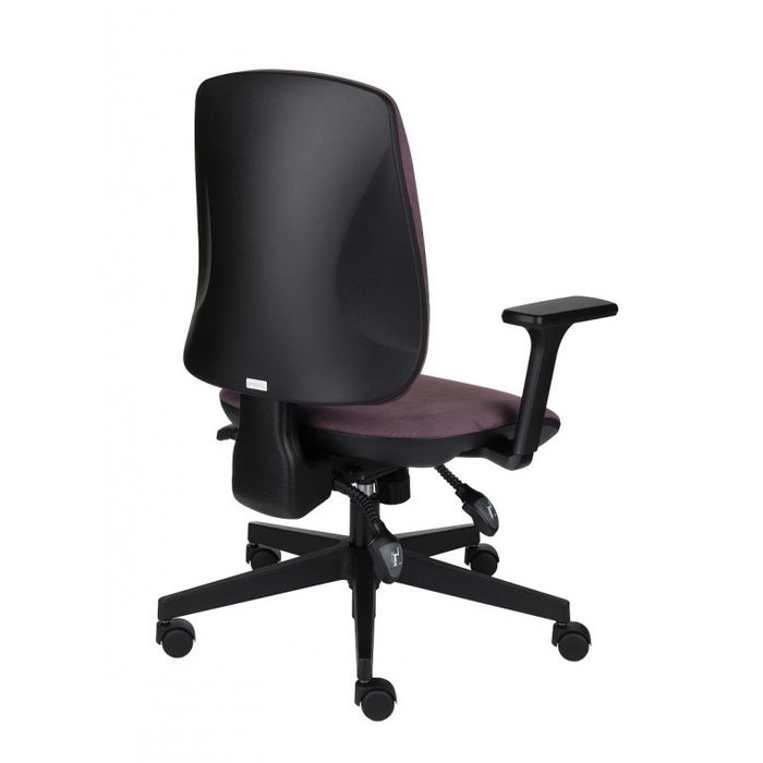 Fotel biurowy Grospol Starter 3D black tkanina Synergy - 12 kolorów