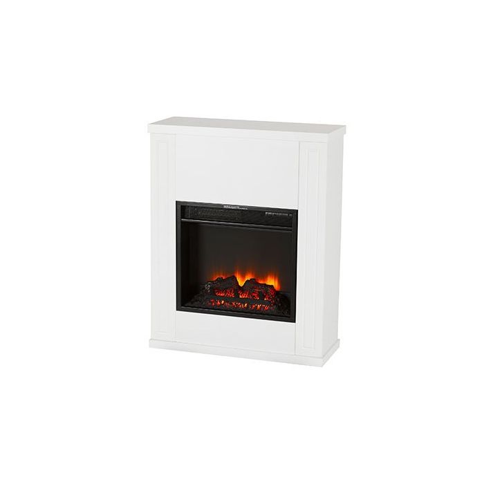 Classic Flame kominek elektryczny Loko Biały