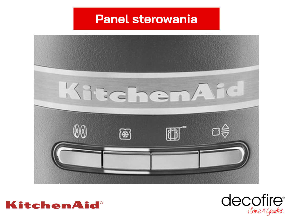 Panel sterowania w tosterze 2  Artisan Imperial Grey KitchenAid