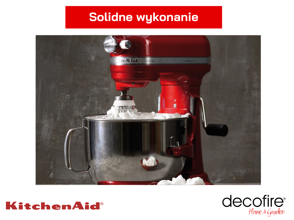 Solidnie wykonany mikser Artisan 7 Candy Apple