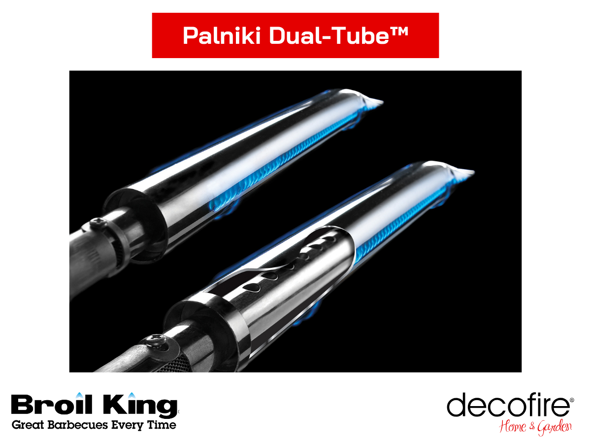 3 palniki Dual-Tube™