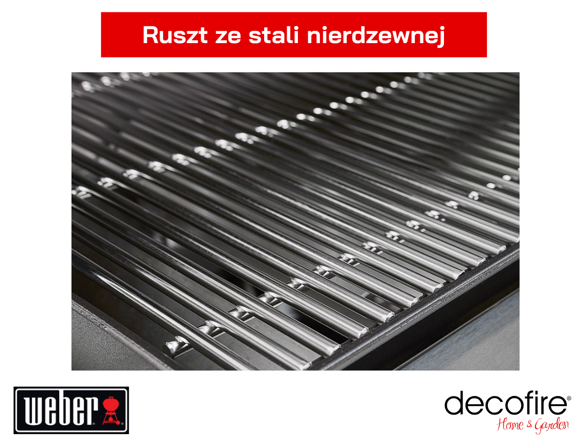 Grill gazowy Weber Summit FS38X S – ruszt ze stali nierdzewnej