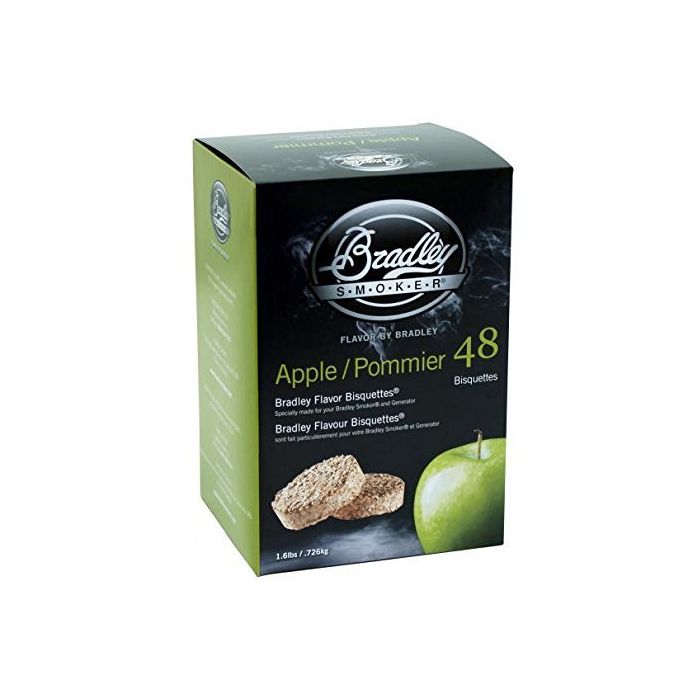 Bradley Bisquettes - Jabłoń - opakowanie 48 sztuk