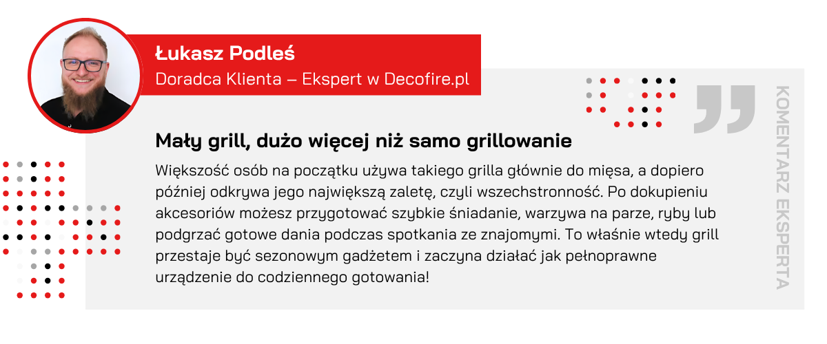 Opinia eksperta o wielu możliwościach przygotowywania posiłków na grillu