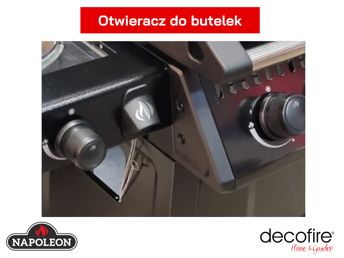 Grill gazowy Napoleon Legend 365 SB z otwieraczem do butelek