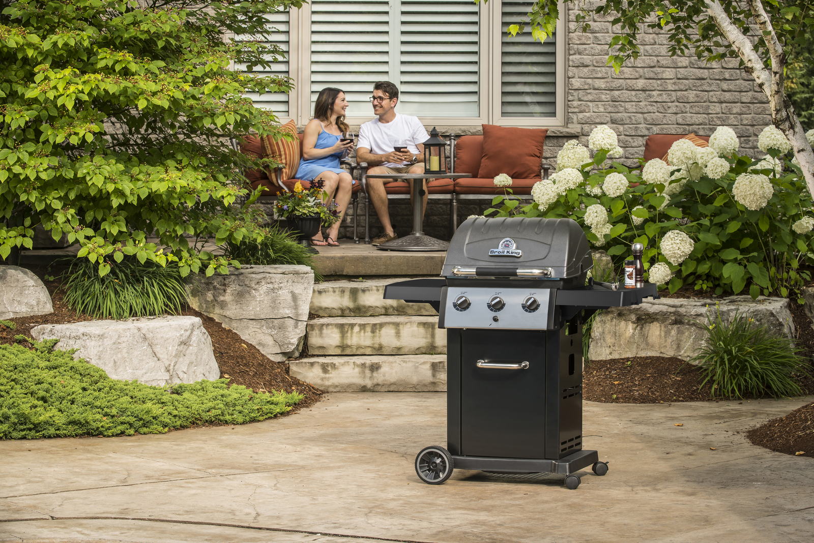 Para grilluje na grillu gazowym Broil King Royal 320