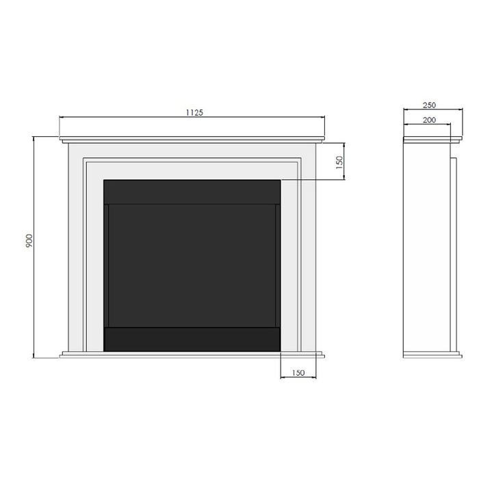 Biokominek portalowy Simple Fire SimplePortal 1