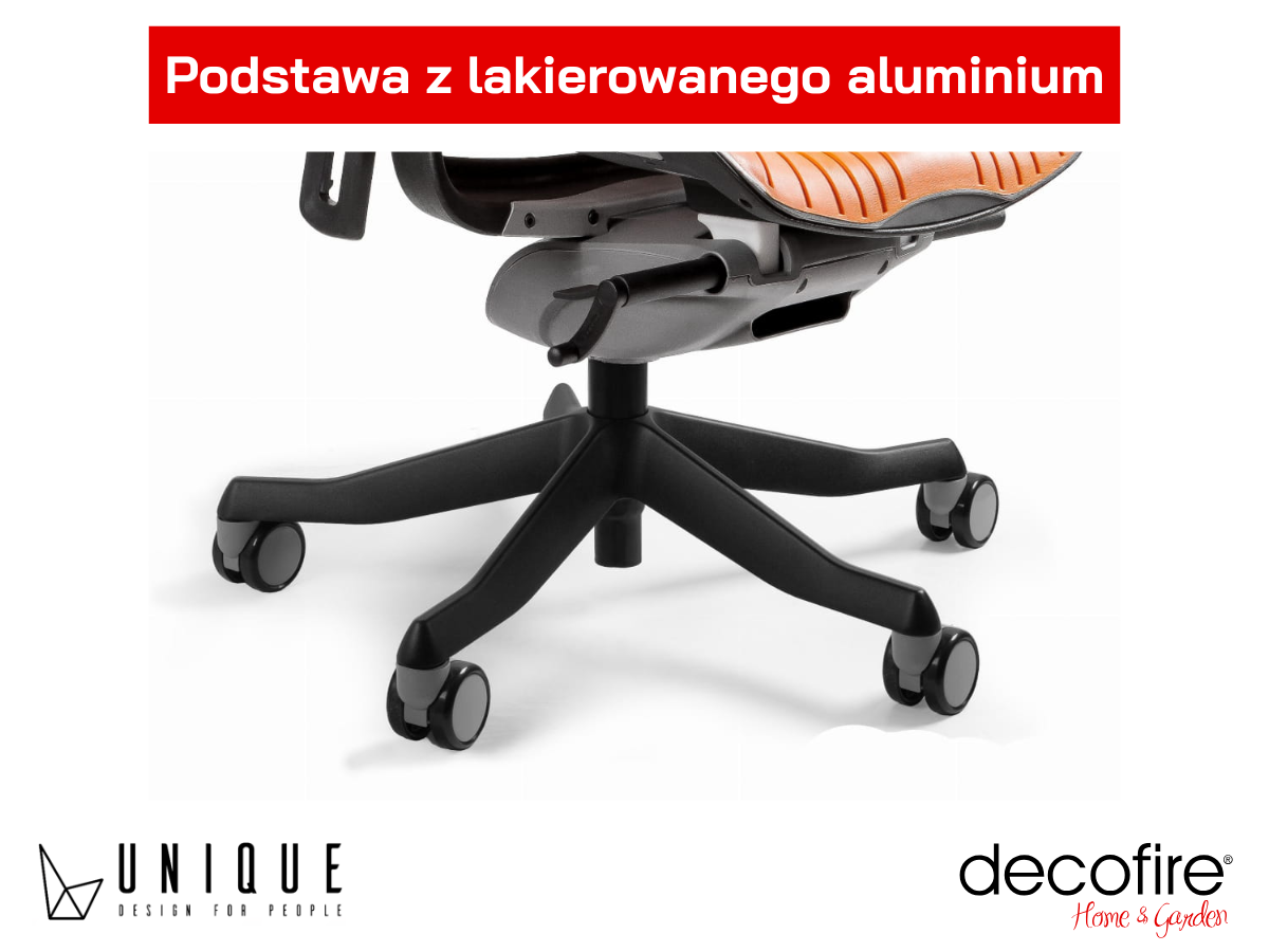 Wytrzymała podstawa z lakierowanego aluminium