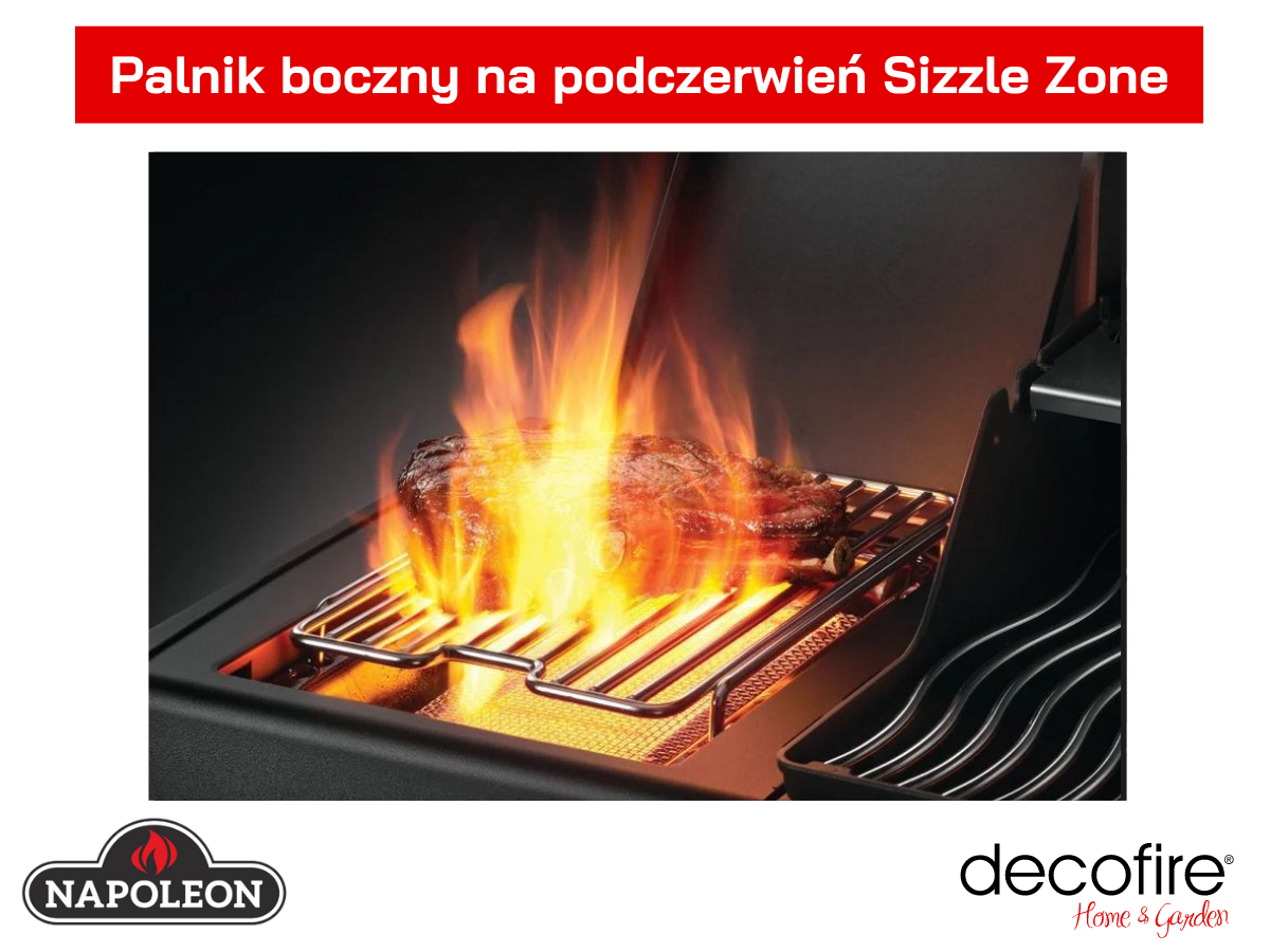 Palnik boczny na podczerwień Sizzle Zone