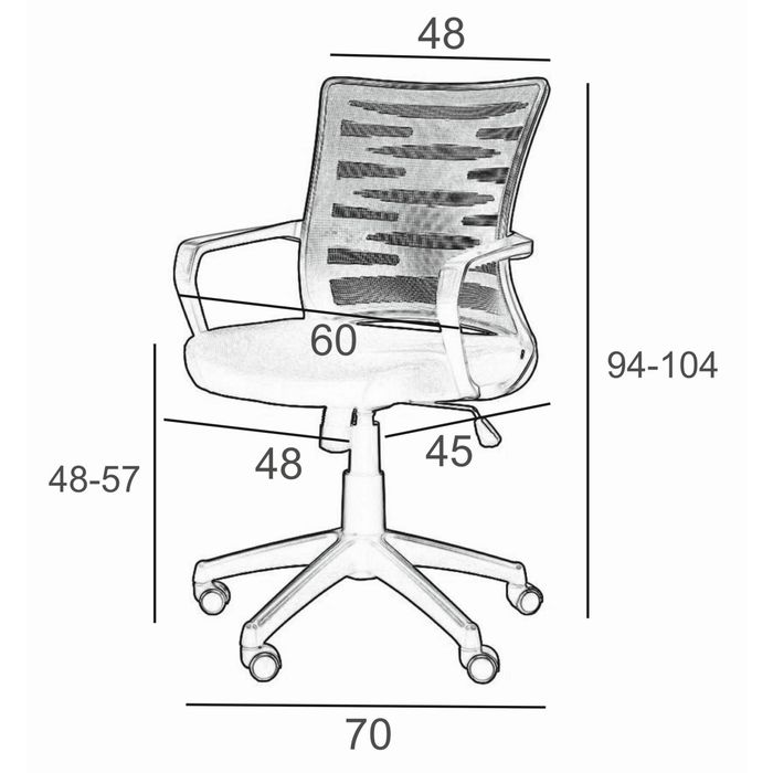 Fotel biurowy Sit Plus Flexy czarny/czerwony