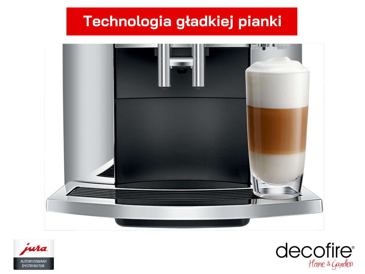 Ekspres do kawy Jura S8 Chrome technologia gładkiej pianki