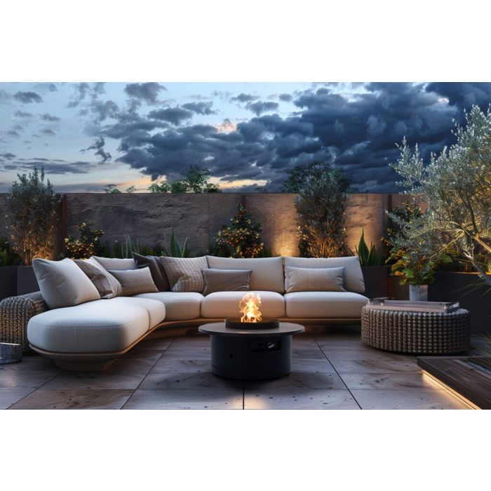 Kominek stolik Fire Pit Table Dot Planika + pokrowiec