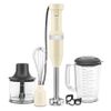 Blender ręczny z akcesoriami Almond Cream KitchenAid (5KHBV83EAC)