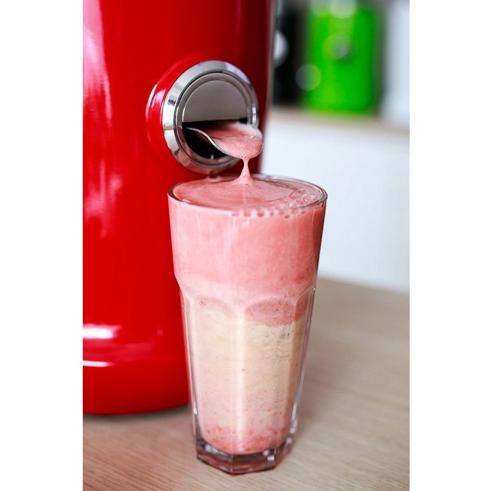 NOVIS - Wyciskarka do soku Vita Juicer - cherry red EXCLUSIVE LINE 2015+ zestaw szklanek o wartości 569 zł za 1 zł