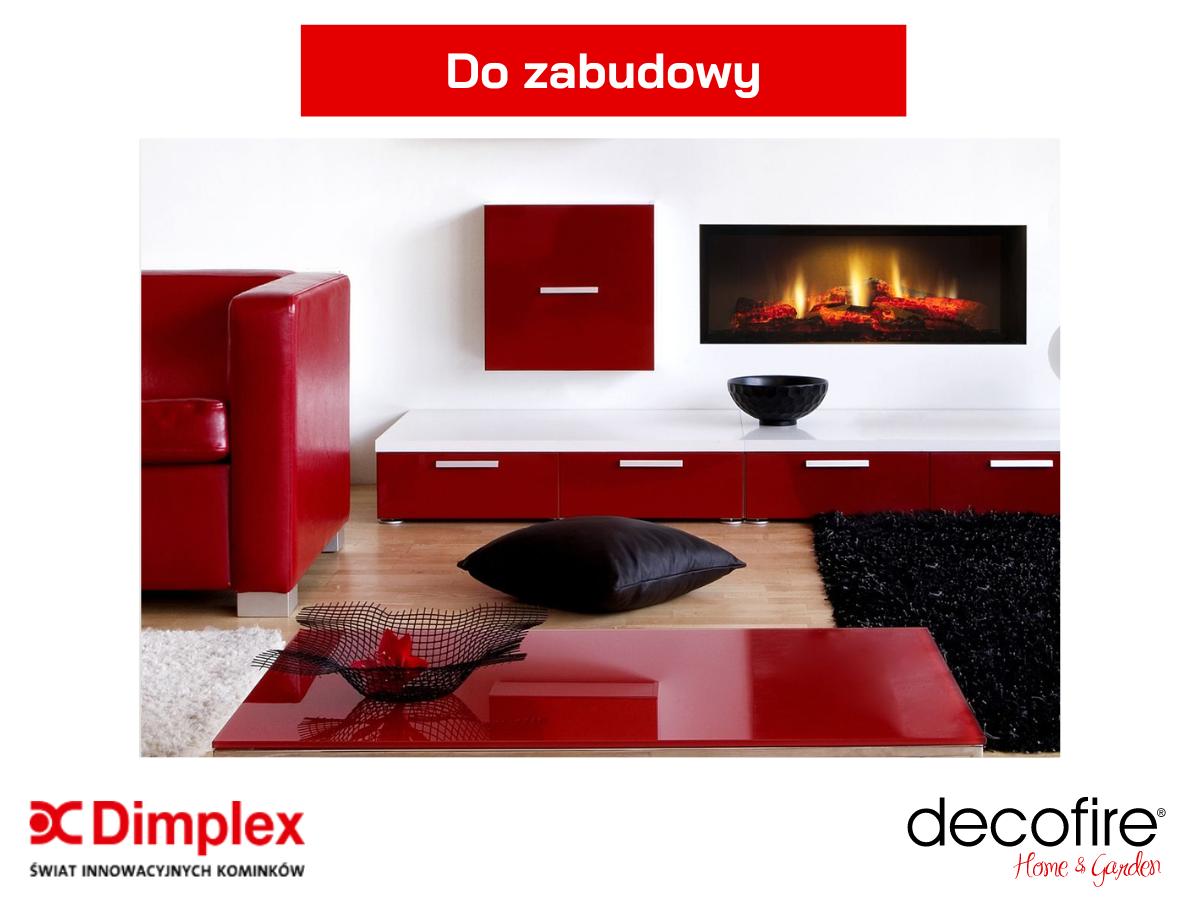 Dimplex kominek elektryczny wkład Opti-V single – do zabudowy